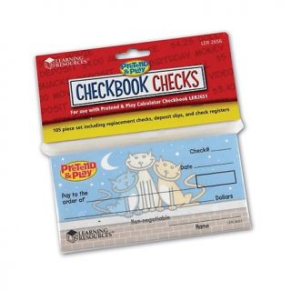 Learning Resources Pretend and Play Checkbook Checks