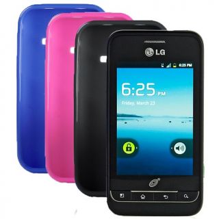 LG Optimus NET10 No Contract Android Smartphone with 3 Color Gel Skins