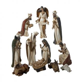  Holiday Decorations Nativity Kurt Adler 8 Resin Nativity Set of 11