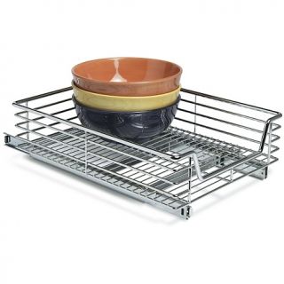 Household Essentials Extra Deep Cabinet Organizer, 14.5in   Chrome at