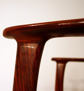 Erik Buck 6 Chairs Ext Table Rosewood Denmark 60s 60