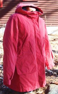 Eddie Bauer Womens Insulated Jacket Coat Removable Down Liner Hood
