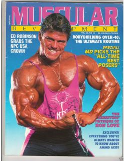  Bodybuilding Magazine Eddie Robinson Debbie McKnight 12 89
