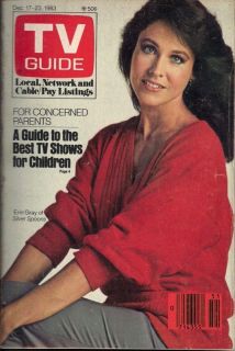 1983 TV Guide Magazine Erin Gray of Silver Spoons FP