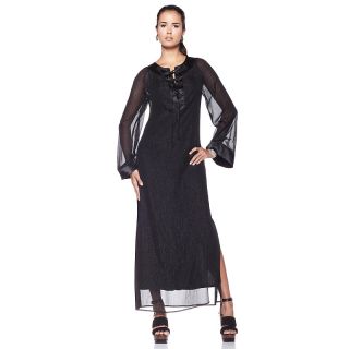  length lace up chiffon caftan note customer pick rating 11 $ 14 98