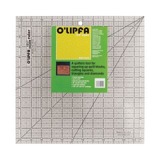 Crafts & Sewing Sewing OLipfa Quilting Ruler   12 1/2 x 12 1/2