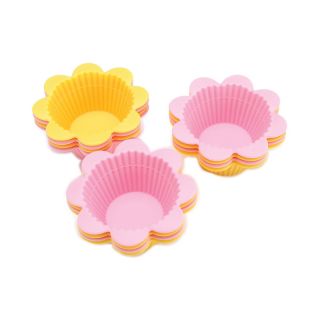  Entertaining Dinner Parties Wilton 12 Silicone Baking Cups   Flower