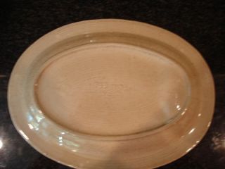 red wing usa pottery meat steak platter plate