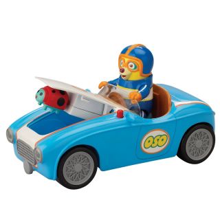 Disney Special Agent OSO   Osos Go Go Go Race Car , NEW + ACTION