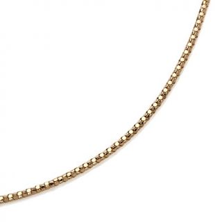 Michael Anthony Jewelry® 14K Gold 1.8mm Mirror Popcorn 18 Chain Neck