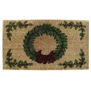 137 055 house beautiful marketplace 18 x 30 wreath ii doormat rating 1