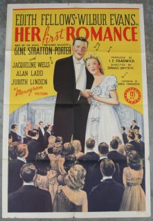 Movie Poster~Her First Romance (1940) Edith Fellows/Wilbur Evans