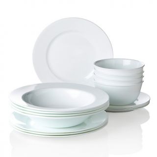  Mangano Strokes of Color 16 piece Premier Dinnerware Set