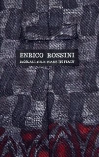 Enrico Rossini Silk Necktie Made in Italy Design Mens Neck Tie 3100 2