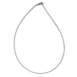  Jewelry Necklaces Chain Technibond® Diamond Cut Omega 17 Necklace