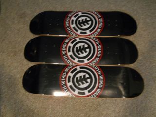Element 7 65 Black Skate Decks Boards Skateboards Sale