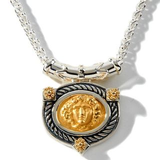  tone medusa pendant with 18 chain rating 1 $ 94 57 s h $ 5 95