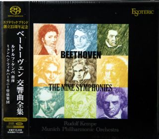 Esoteric SACD Box Beethoven Nine Symphonies Rudolf Kempe New OVP OBI