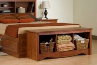  Entryway Seat Wooden Hall Entry Storage Cubbie Hole Bedroom