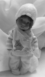 Ellery Kish OOAK Baby Doll 3 PC Christmas Santa Clothes Outfit 5 6