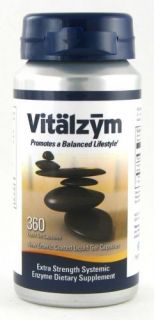 Vitalzym Systemic Enzymes 360 Liquid Gel Capsules World Nutrition