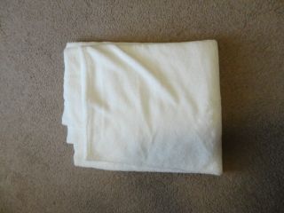 Softest Stretch Fleece Fabric White 1 One Yard x 62 inches Wide New