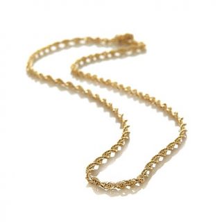  ® 10K Gold Pashmina Rope Chain Necklace   20