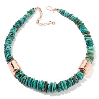 Jay King Anhui Turquoise Beaded Copper 20 Necklace