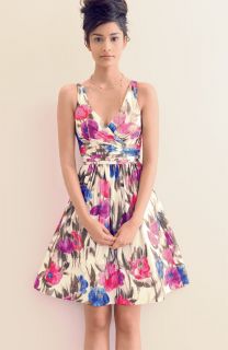 Eliza J Pleated Floral Dress Size 12