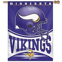 nfl vertical flag vikings $ 26 95