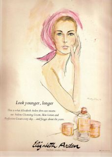  Elizabeth Arden Cosmetics Advertisement 1967