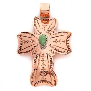  copper and gemstone cross pendant note customer pick rating 27