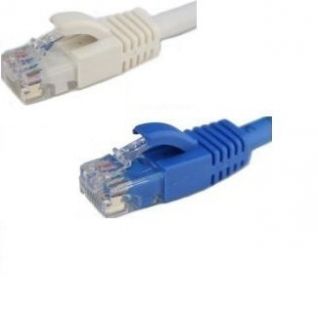 ft CAT5 Cat5e Ethernet Patch RJ45 LAN Network Cable Snagless LAN