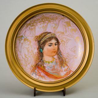 Edna Hibel Museum of Art Plate Ancient Greece Diana