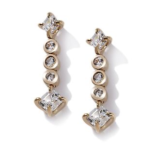 Daniel K 2.66ct Absolute™ Asscher Cut Belle Drop Earrings