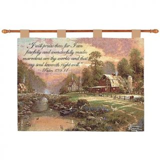  at Riverbend Farm Scripture Tapestry   26 x 36
