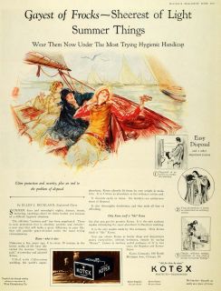 1927 Ad Ellen J Buckland Nurse Kotex Sanitary Pads Original