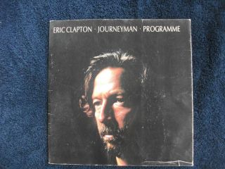 Eric Clapton Joureyman Concert Program
