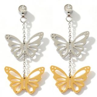  tone butterfly drop earrings note customer pick rating 33 $ 9 95 s