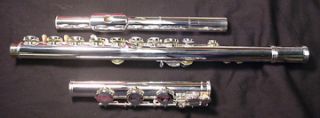 New Emerson EF8B Flute All Sterling Silver U s A Low B Selmer Flute