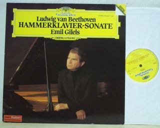 Emil Gilels BEETHOVEN Hammerklavier Sonate DG Digital 410 527 1