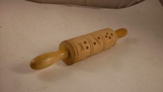 Shortbread Cookie Mold Spring Erle Wooden Rolling Pin