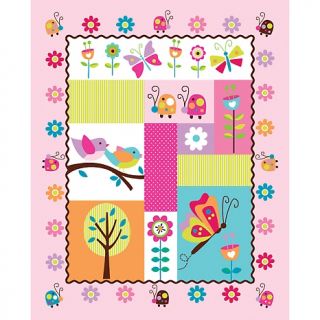 Daisy Kingdom 34 x 42 Nursery Blanket Kit by Springs Creative   Mer