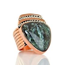 jay king russian seraphinite 2 tone ring $ 49 90 $ 69 90