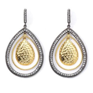Jewelry Earrings Drop Real Collectibles by Adrienne® Three Layer