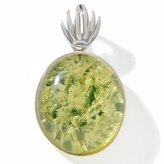  green glamour baltic amber sterling silver pendant rating 3 $ 42 86