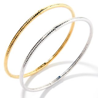 Michael Anthony Jewelry® Set of 2 Bangle Bracelets
