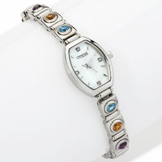 Caravelle Bulova Ladies Multigemstone Bracelet Watch at