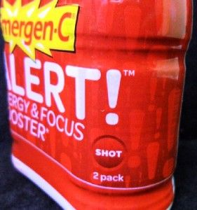 Emergen C Alert Energy Focus Booster 12 Pack Shot Berry