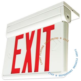 LED Emergency Exit Sign Swinging Case of 6